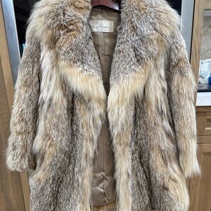 Vintage Lynx Stroller Fur Coat